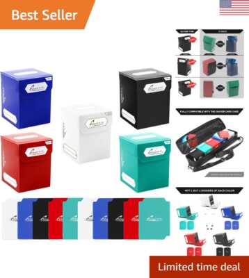 mtg card blocks Amazon.com: Quiver Time 80+ Standard Trading Card Deck Blocks Fits MTG Deck  & Other TCG Cards main image 0