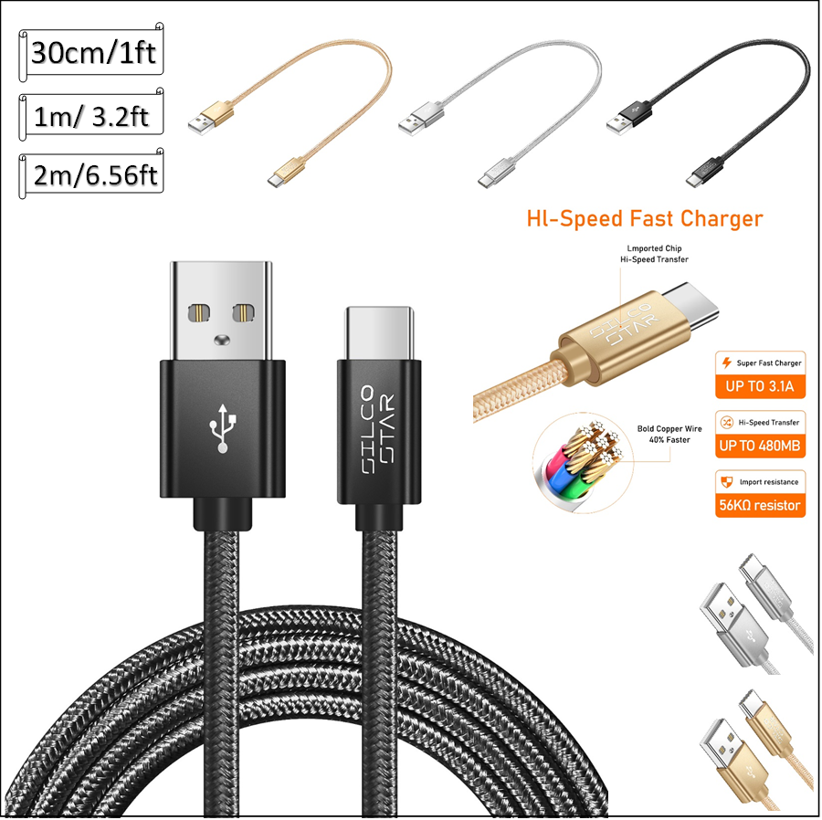 Smart 2021 Huawei P Smart Charger Cable Type USB-C Braided