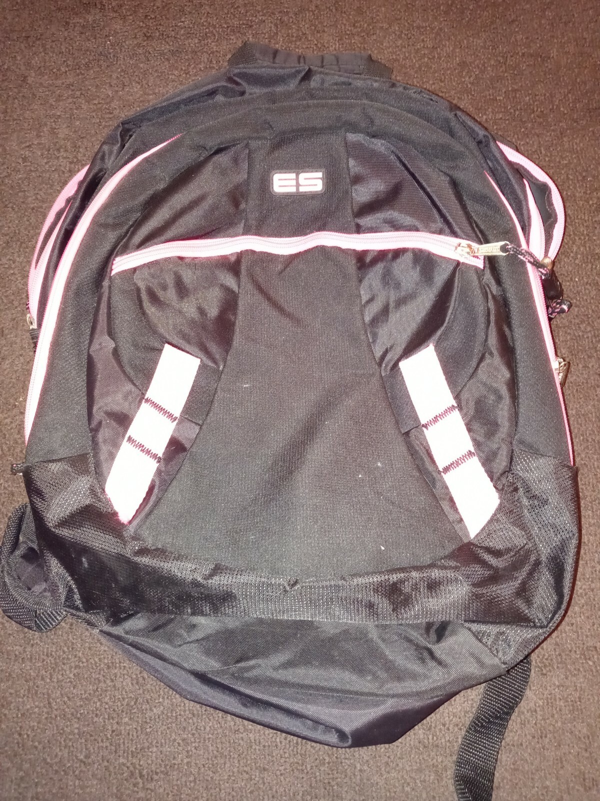 Eastsport Backpack Black/Pink School College Travel c… Gem