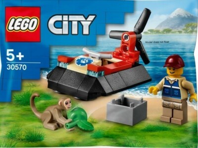  LEGO City Wildtierrettung Luftkissenfahrzeug 30570 Polybeutel Neu in OVP   