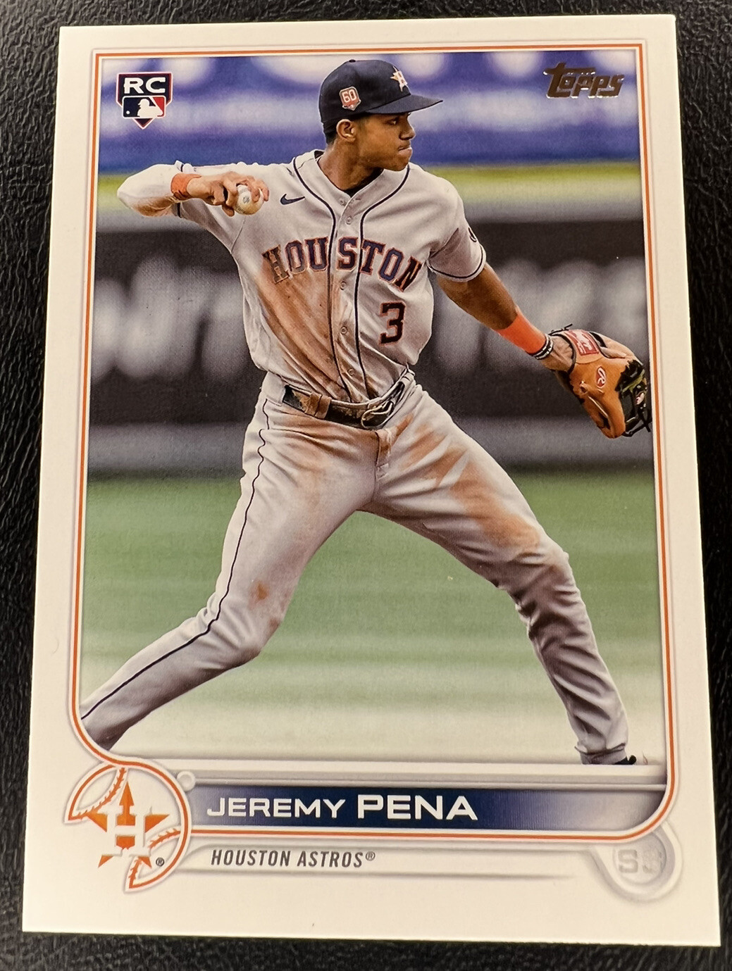 2022 Topps Update Series #US253 Jeremy Pena - Houston Astros BASE ROOKIE CARD RC