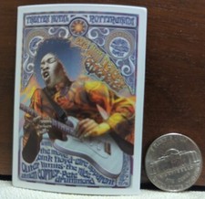 JIMI HENDRIX Theater Royal Guitar Art Band Sticker Adhesive Decal Music Decor