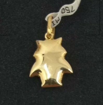 Pendentif Hiboux En Or 18 Carats (750/1000) - Poids 0,96g - Occasion - Bijou Vintage