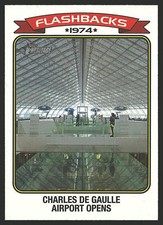 2023 Topps Heritage #NF-5 Charles de Gaulle Airport News Flashbacks