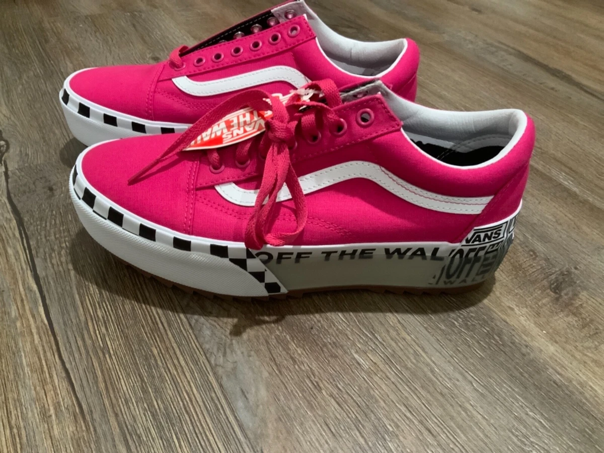 Custom Pink LV Vans Men's Size 9 for Sale in Richardson, TX