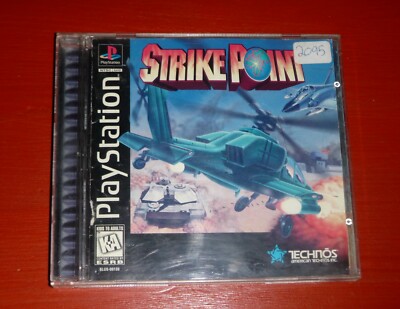 Strike Point (Sony PlayStation 1, 1996 PS1)-No Manual 