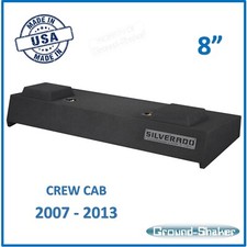 Chevy Silverado Crew-Cab 2007-2013 8" Dual Sealed Sub Box Subwoofer Enclosure