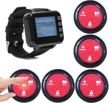 Wireless Calling System Pager Calling Restaurant Waiter Call Waterproof