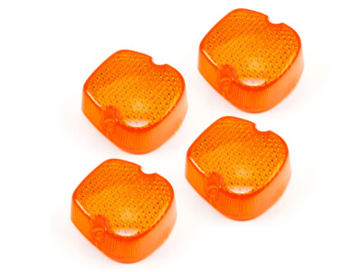 Blinker Glas Satz E-geprüft 4 Stück für Honda CB 250 CB 400 450 FT MTX200 XL 500