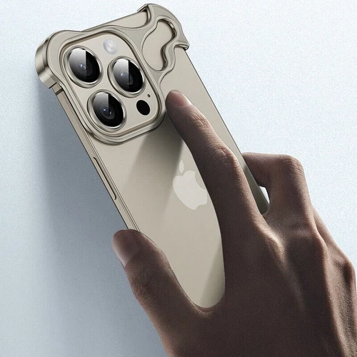 For iPhone 16Pro Max 15 14 Pro Max Aluminium Alloy Metal Frame Case Bumper Cover - Picture 9 of 22