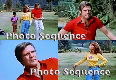 Lee Majors Michele Carey Six Million Dollar Man PHOTO Sequence #01