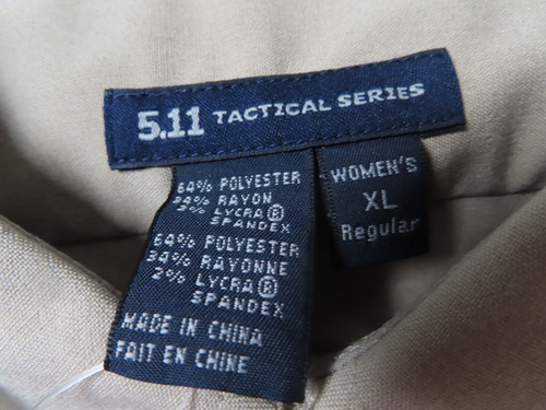 511 Tactical Shirt Womens XL Beige A/B Class Uniform Officer Army Military NWT - Picture 4 of 11