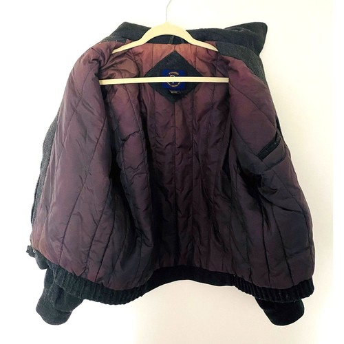 Vintage DP Explorer Wool Blend Gray Blazer Long Sleeve Metal Buttons Jacket XL - Picture 6 of 8