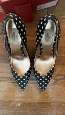 $1050 Valentino shoes 5” Stilettos 39 Polkadot. Worn Once In Original Box