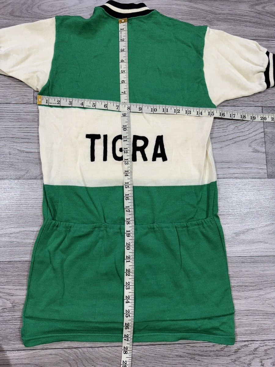 Maillot Cycliste Vintage CYCLO POMMERET – TRICOT NORET – Taille L – Années 70