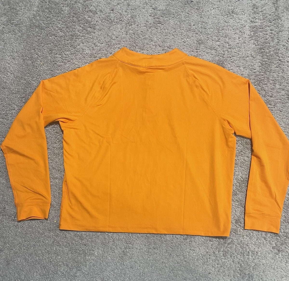 Nike Dri-FIT Soccer 1/4 Zip Pullover Shirt Women's XL Orange