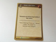 World of Warcraft: Onyxia Event "CHINK IN HER ARMOR" #7/30 Trading Card