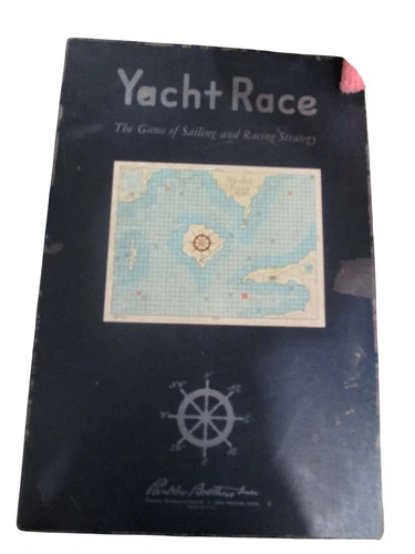 Vintage Parker Brothers Yacht Race Strategy Board Game 1961 GUC
