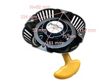 Rozrusznik linowy do płyty wibracyjnej BAUMAX VP16/44, VP16/46-P, RVP27/40, RVP30/50