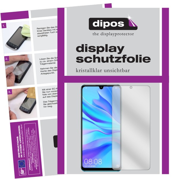 5X Schutzfolie FüR Huawei P30 Lite (2020) Display Folie Klar Displayschutzfolie-image