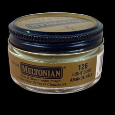 Meltonian 126 LIGHT BONE Boot  Shoe Cream Polish 1.55 oz NOS