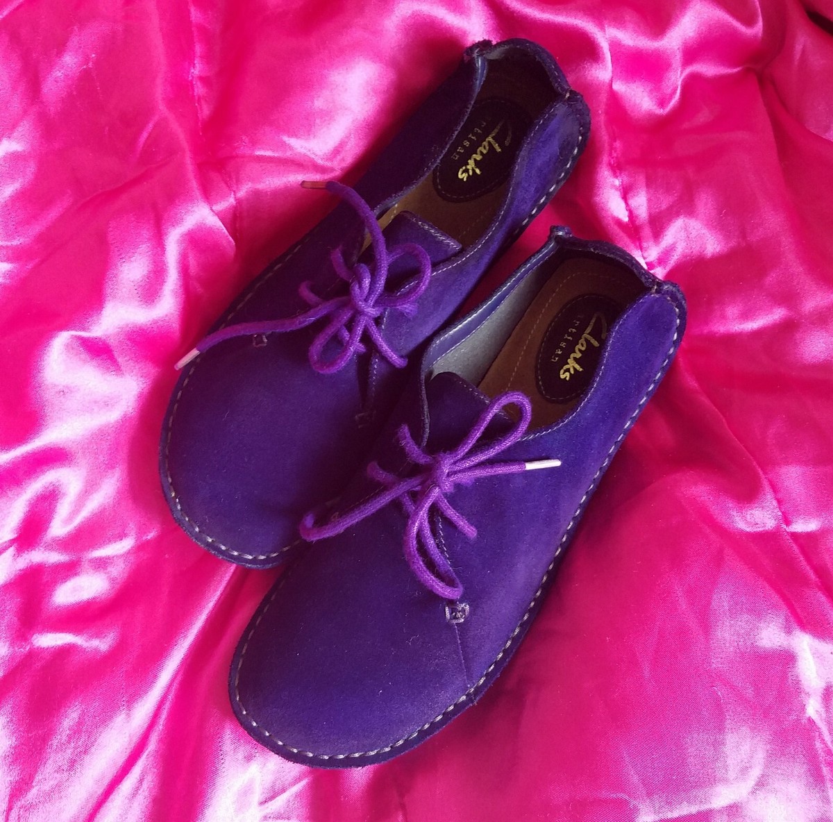 CLARKS AMAZING BEAUTIFUL GENUINE SIEDE ORIGINALS JANEY MAY