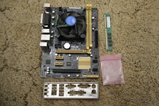 ASUS Motherboard H81M-C LGA 1150 3.0 USB W/ CPU Intel i3-4130 3400Mhz I/O Shield