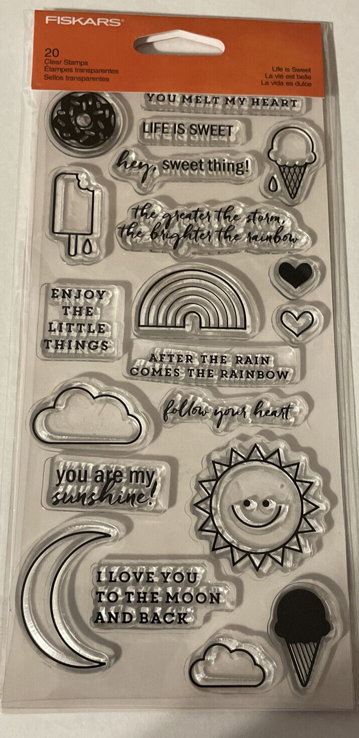 Fiskars Life Is Sweet Clear Stamps