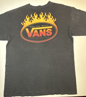 Vans Off The Wall Flame Job Graphic T-Shirt 