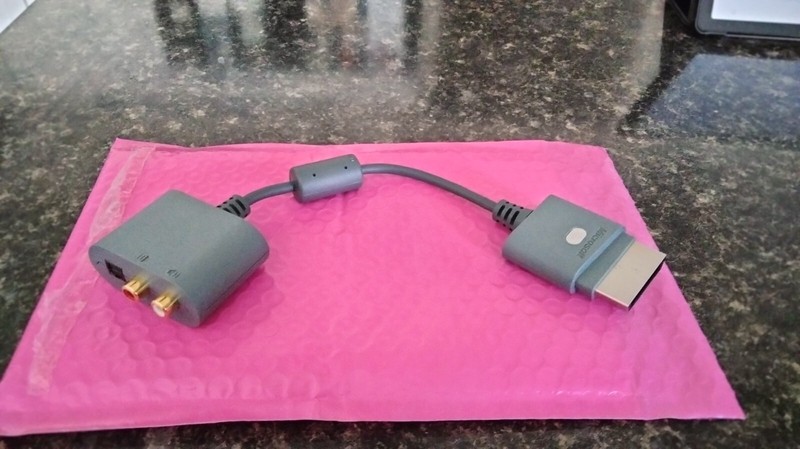 Xbox Analog Stereo and /Digital Optical Audio Adapter for Xbox 360 Pre-owned