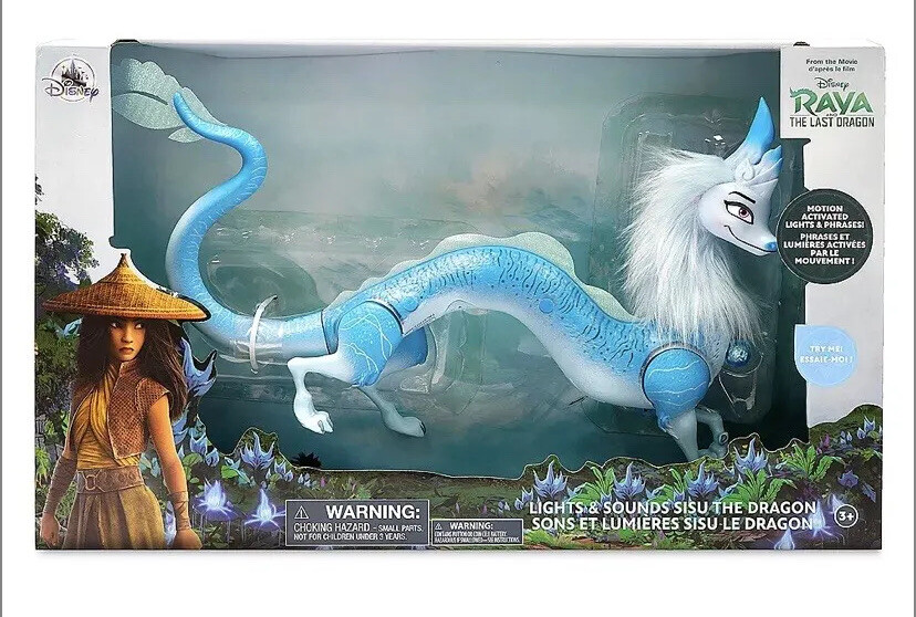Disney - libre様 Disney Store Raya And Sisu The Last Dragon With Lights and