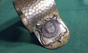 Great Seal of The State of ARIZONA Tempe Round Napkin Ring / Scroll Paper Holder