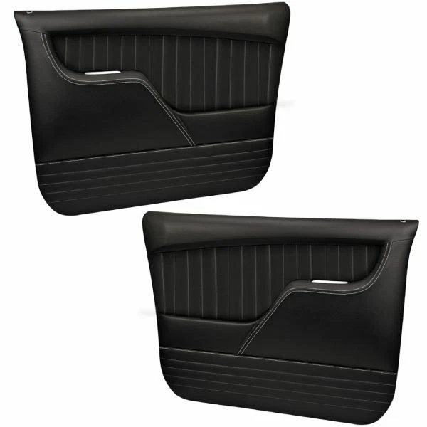 Sport Molded Door Panel Set Black for 1969 72 Chevy K5 Blazer