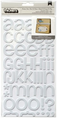 Thickers Foam Stickers 2/Pkg Rootbeer Float - White
