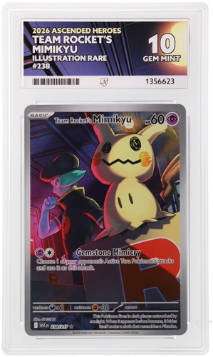 Team Rocket's Mimikyu graded ACE 10 for sale on eBay