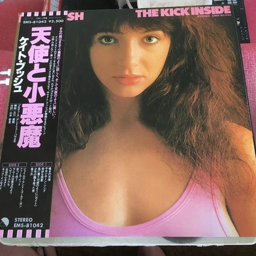 KATE BUSH KICK INSIDE JAPANESE ORIG EMI VINYL LP RECORD INSERT OBI