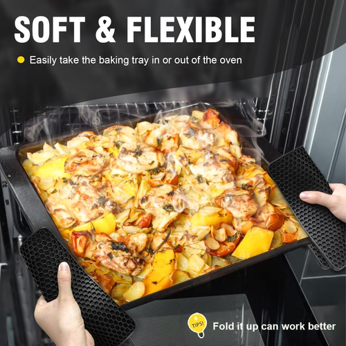 Walfos Silicone Trivet Mats - 4 Heat Resistant Pot Holders, Multipurpose Non-Sli - Picture 5 of 8