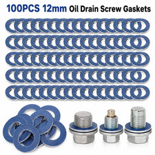 For Toyota Oil Drain Plug Washer Gasket 100pcs 90430-12031 Lexus Scion Blue For Toyota Oil Drain Plug Washer Gasket 100pcs 90430-12031 Lexus Scion Blue