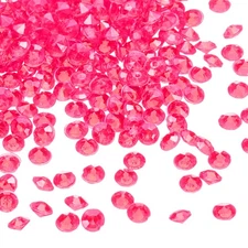 5000Pcs Wedding Table Scatter Confetti for Crafts (Dark Pink, 4.5mm)