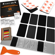 GENMAG Klett Kennzeichenhalter Rahmenlos [Extra-Stark & Smart] Kennzeichen Klett