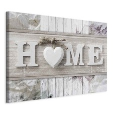 Artgeist Wandbild Groß Wohnzimmer Leinwand Bilder Vlies Home Schrift Holz Deko
