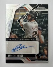 2025 Panini Baseball Prizm Bryce Eldridge Prospect Signatures #PS-BE Auto Silver