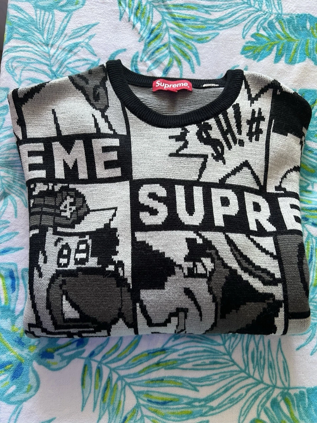 PULL STREETWEAR dessin animé taille moyenne SUPREME