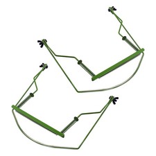 2pcs Harmonica Holder Neck Stand - Adjustable Metal Frame for 10-Hole Harmonica