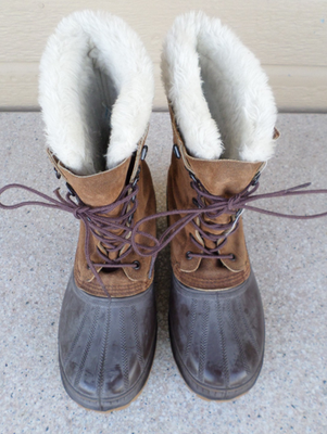 Vintage Sorel Kaufman Steel Shank Wool Insulated Boots Mens Size 10 Made In USA Vtg. Sorel Kaufman Crusader Suede, Steel Shank Snow Boots  main image 3