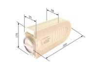 Luftfilter FÜR MERCEDES-BENZ GLK-KLASSE (X204) - Bosch F 026 400 432