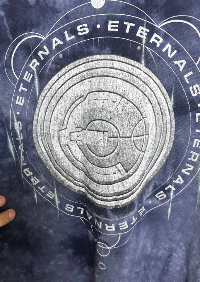 Camiseta Marvel Comics Eternals Celestial Symbol Tie Dye Doble Cara Talla XL Foto 4 de 4