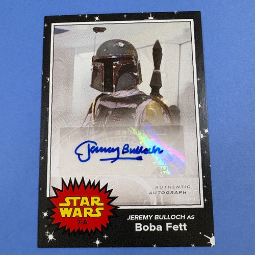 Topps THROWBACK Star Wars 7-A Authentic Auto Jeremy Bulloch as Boba Fett