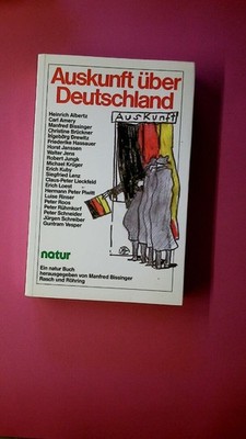 217483 Manfred [Hrsg.] Bissinger AUSKUNFT ÜBER DEUTSCHLAND