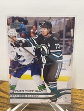 2025-26 Upper Deck Series 1 Base #140 Tyler Toffoli - San Jose Sharks